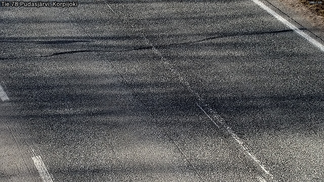 Kelikamerat Kuva Tie 78 Pudasjärvi, Korpijo, Pudasjärvi, Pohjois-Pohjanmaa