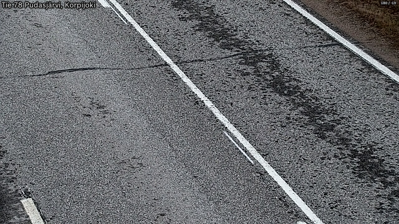 Kelikamerat Kuva Tie 78 Pudasjärvi, Korpijo, Pudasjärvi, Pohjois-Pohjanmaa