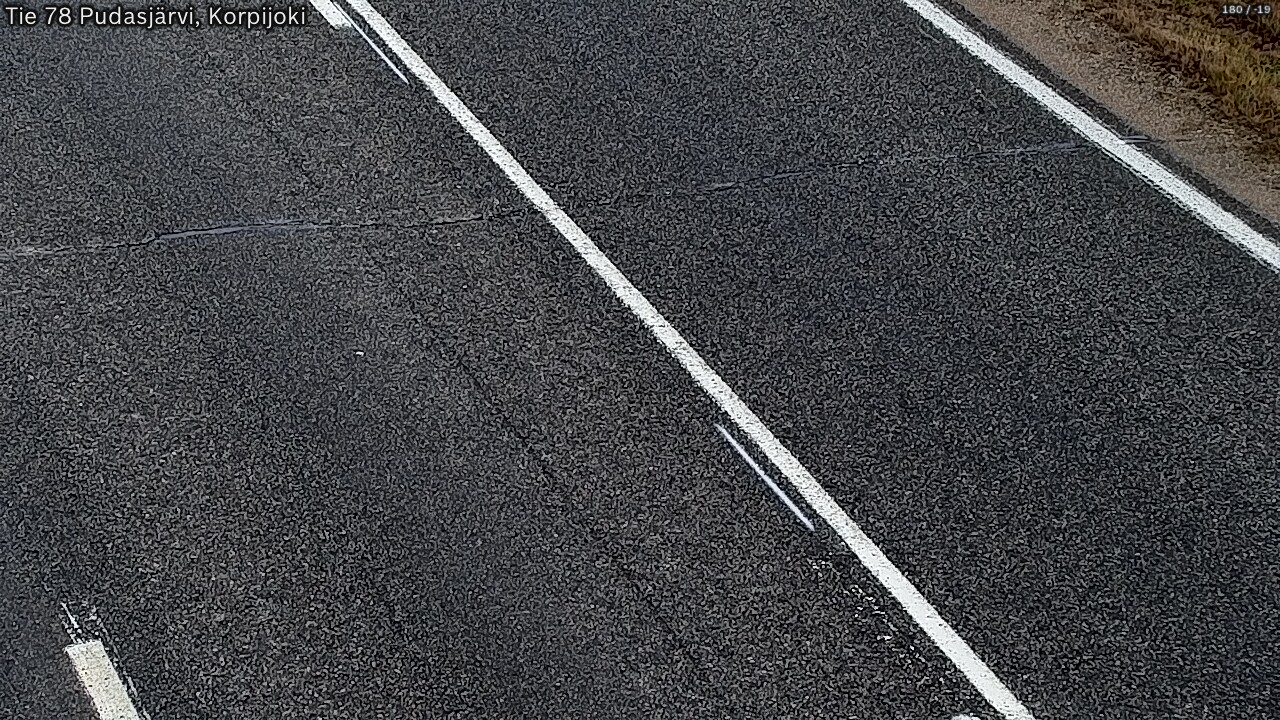 Kelikamerat Kuva Tie 78 Pudasjärvi, Korpijo, Pudasjärvi, Pohjois-Pohjanmaa