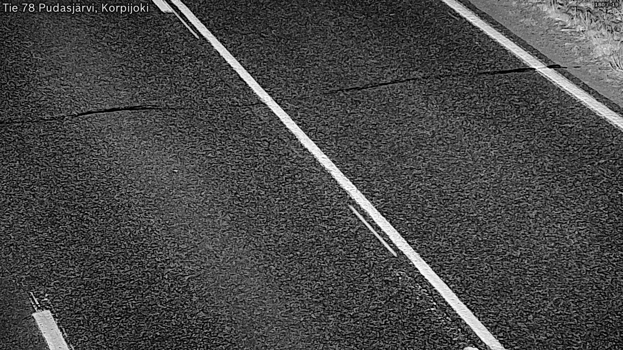 Kelikamerat Kuva Tie 78 Pudasjärvi, Korpijo, Pudasjärvi, Pohjois-Pohjanmaa