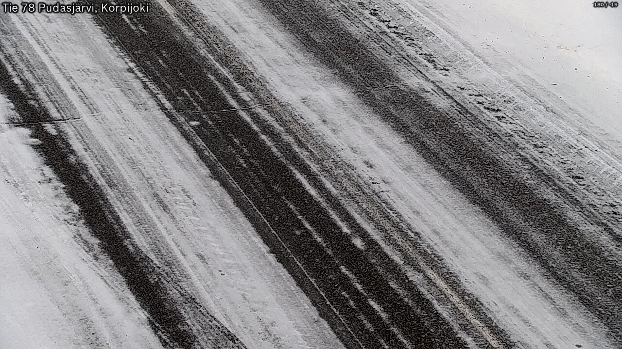 Kelikamerat Kuva Tie 78 Pudasjärvi, Korpijo, Pudasjärvi, Pohjois-Pohjanmaa