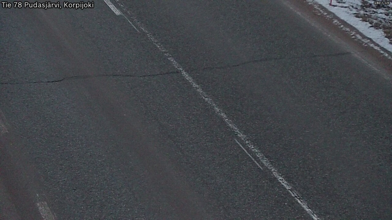 Kelikamerat Kuva Tie 78 Pudasjärvi, Korpijo, Pudasjärvi, Pohjois-Pohjanmaa