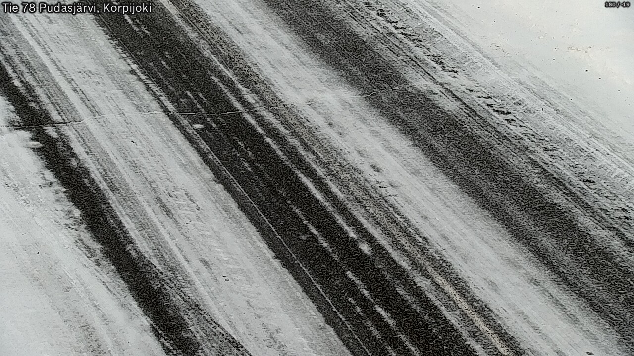 Kelikamerat Kuva Tie 78 Pudasjärvi, Korpijo, Pudasjärvi, Pohjois-Pohjanmaa