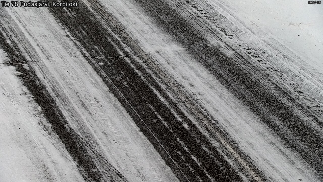 Kelikamerat Kuva Tie 78 Pudasjärvi, Korpijo, Pudasjärvi, Pohjois-Pohjanmaa