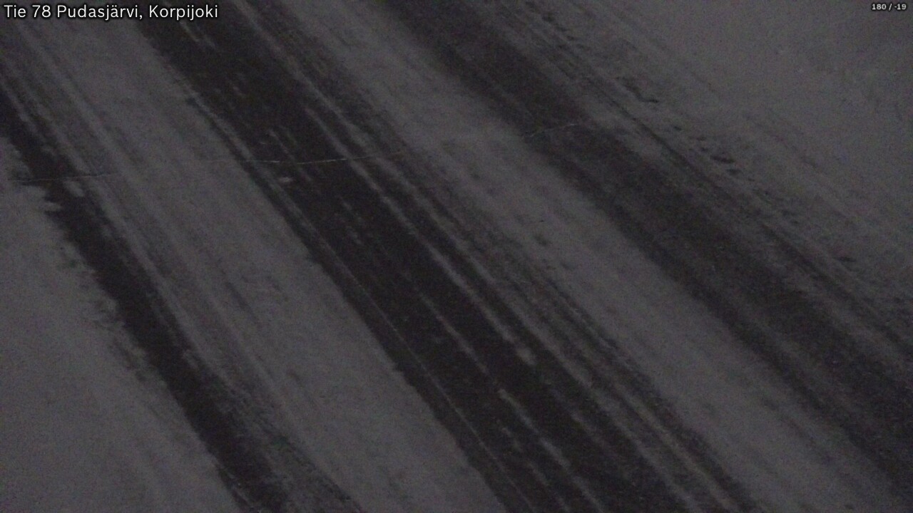 Kelikamerat Kuva Tie 78 Pudasjärvi, Korpijo, Pudasjärvi, Pohjois-Pohjanmaa