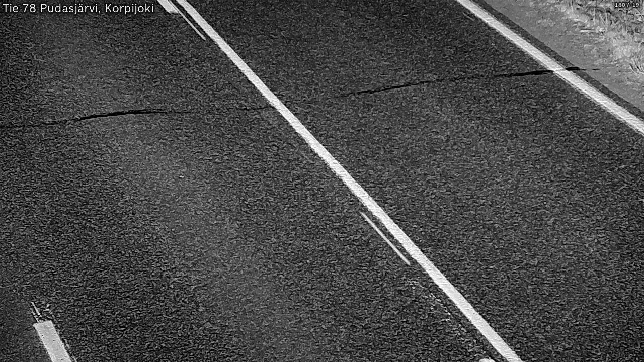 Kelikamerat Kuva Tie 78 Pudasjärvi, Korpijo, Pudasjärvi, Pohjois-Pohjanmaa