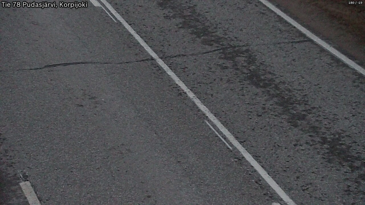 Kelikamerat Kuva Tie 78 Pudasjärvi, Korpijo, Pudasjärvi, Pohjois-Pohjanmaa