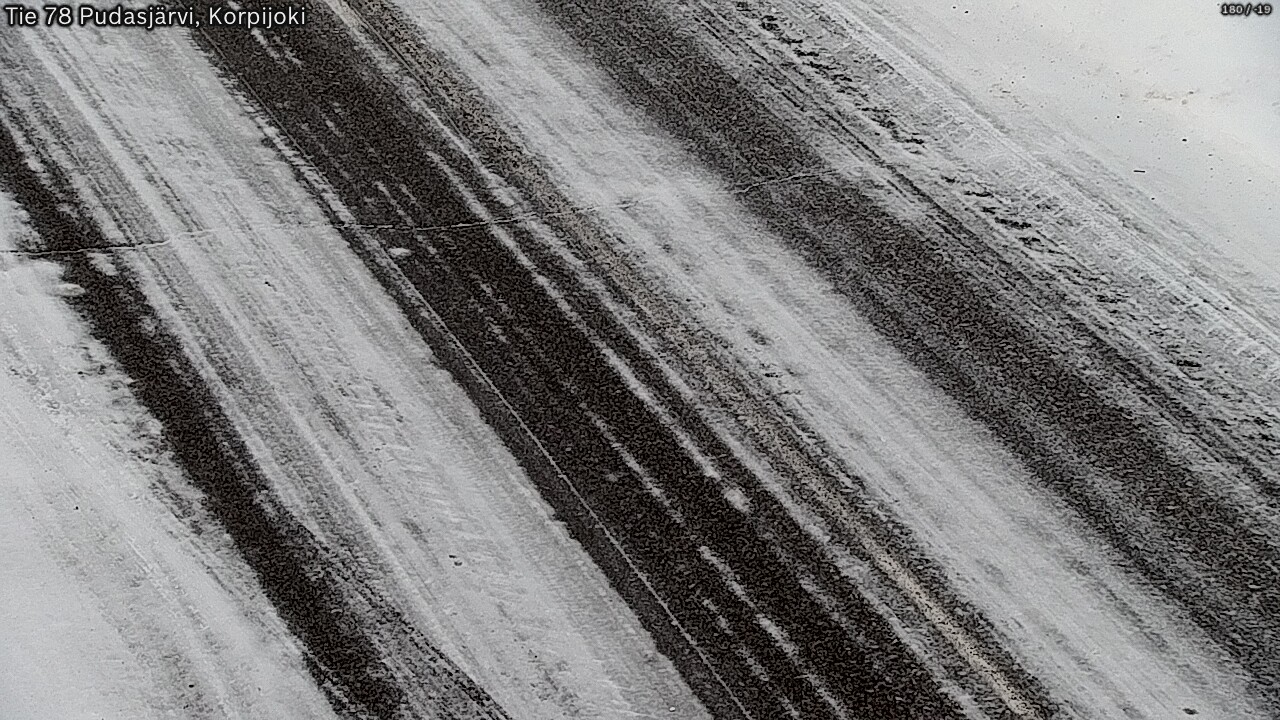 Kelikamerat Kuva Tie 78 Pudasjärvi, Korpijo, Pudasjärvi, Pohjois-Pohjanmaa
