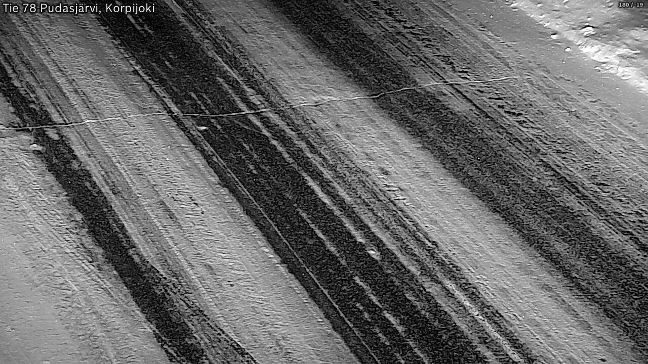 Kelikamerat Kuva Tie 78 Pudasjärvi, Korpijo, Pudasjärvi, Pohjois-Pohjanmaa