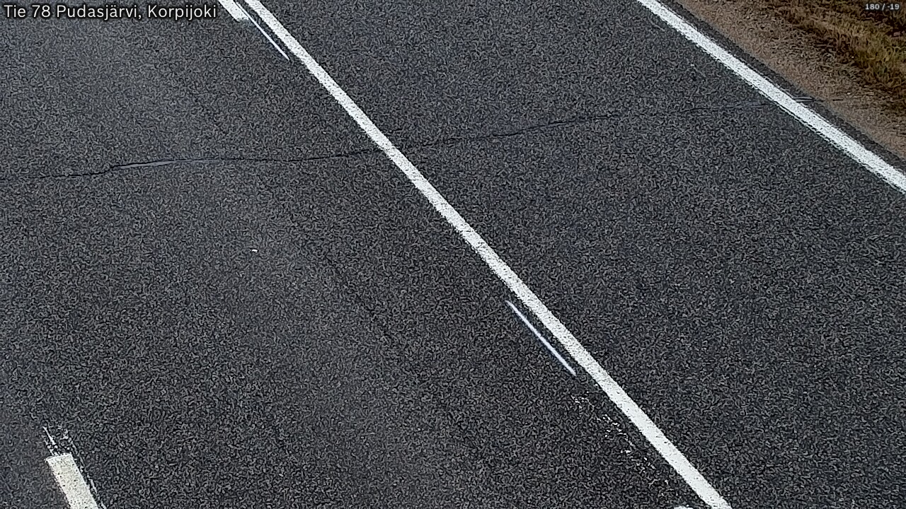 Kelikamerat Kuva Tie 78 Pudasjärvi, Korpijo, Pudasjärvi, Pohjois-Pohjanmaa