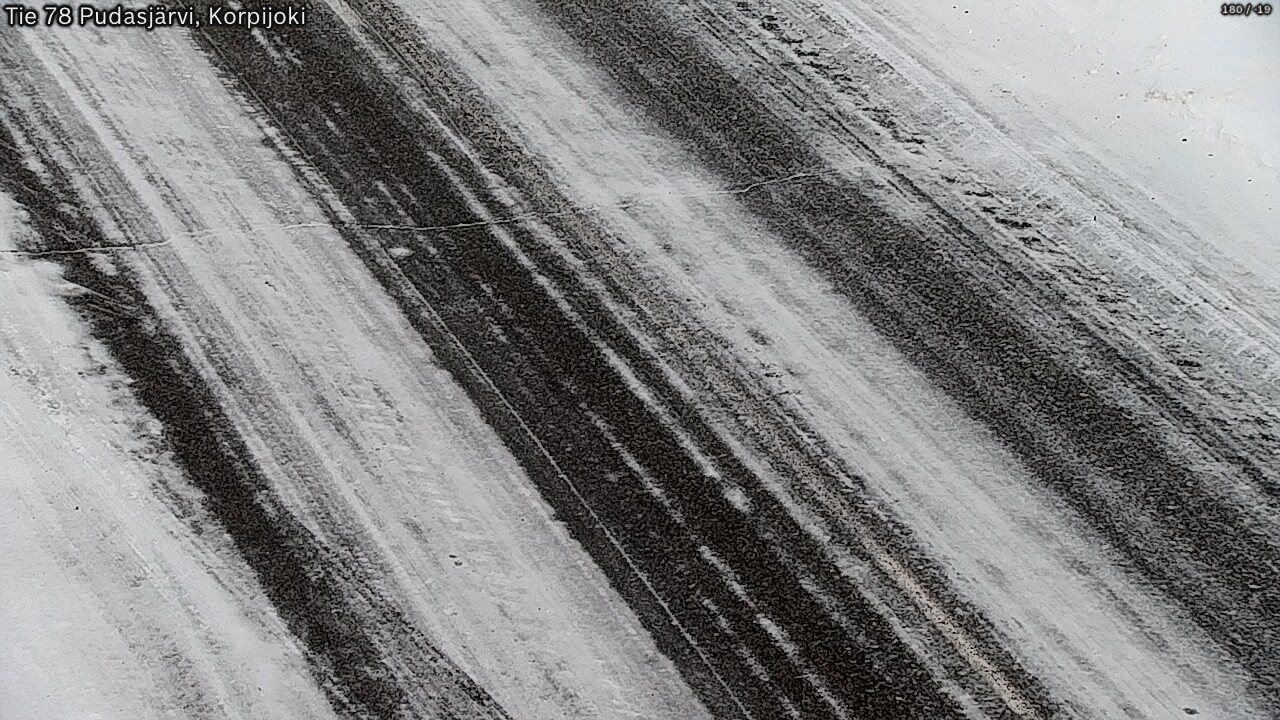 Kelikamerat Kuva Tie 78 Pudasjärvi, Korpijo, Pudasjärvi, Pohjois-Pohjanmaa