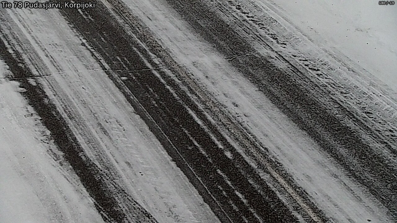 Kelikamerat Kuva Tie 78 Pudasjärvi, Korpijo, Pudasjärvi, Pohjois-Pohjanmaa