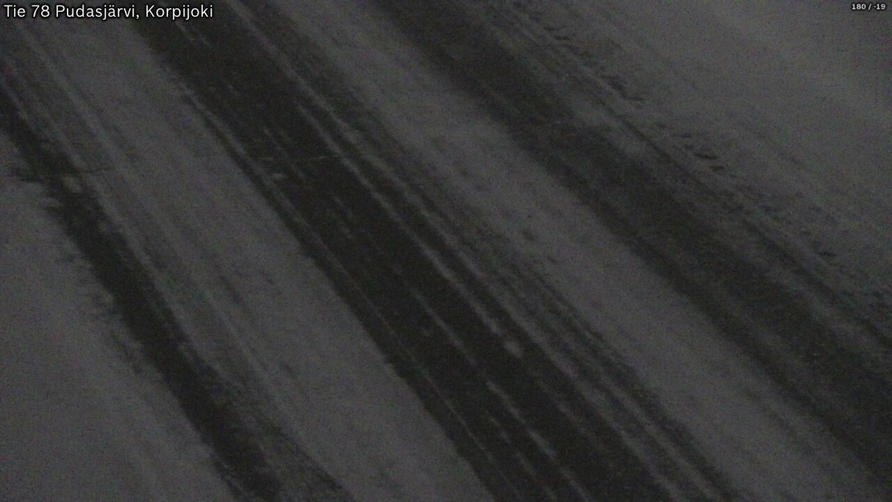 Kelikamerat Kuva Tie 78 Pudasjärvi, Korpijo, Pudasjärvi, Pohjois-Pohjanmaa