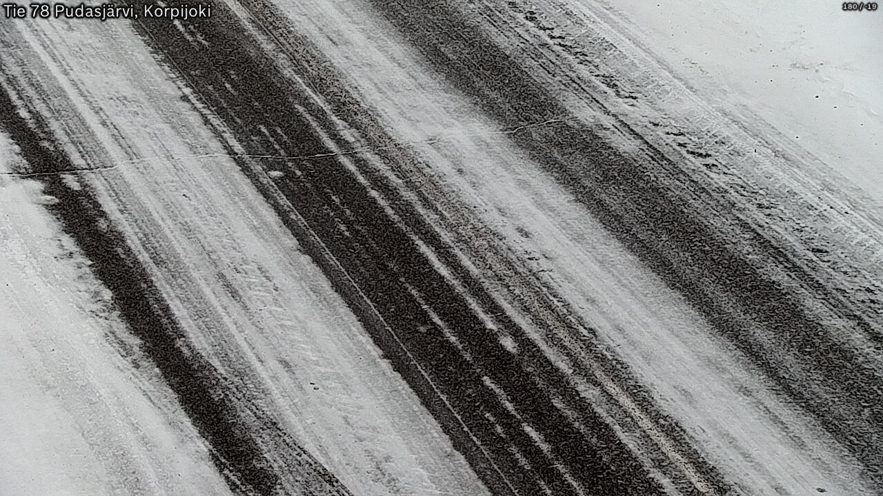 Kelikamerat Kuva Tie 78 Pudasjärvi, Korpijo, Pudasjärvi, Pohjois-Pohjanmaa
