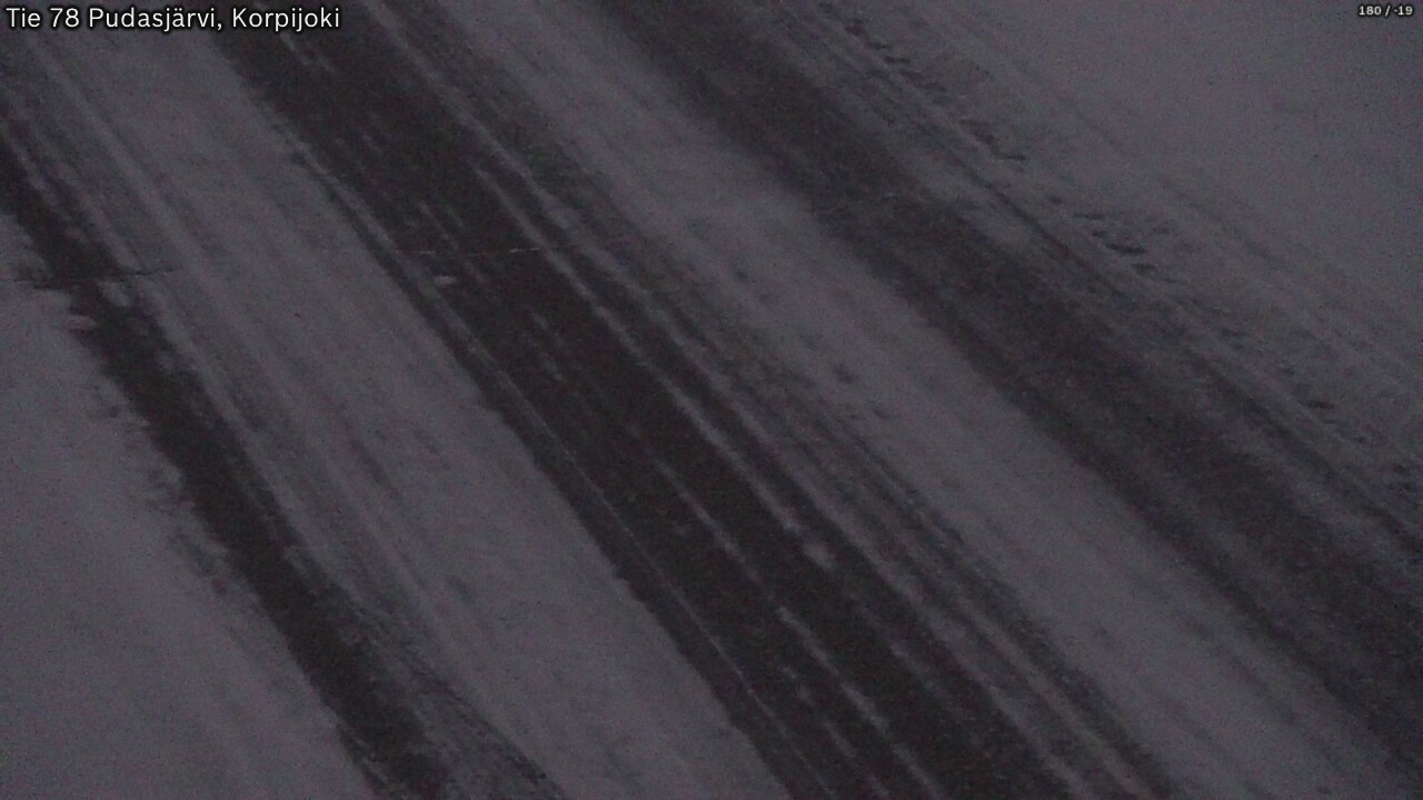 Kelikamerat Kuva Tie 78 Pudasjärvi, Korpijo, Pudasjärvi, Pohjois-Pohjanmaa