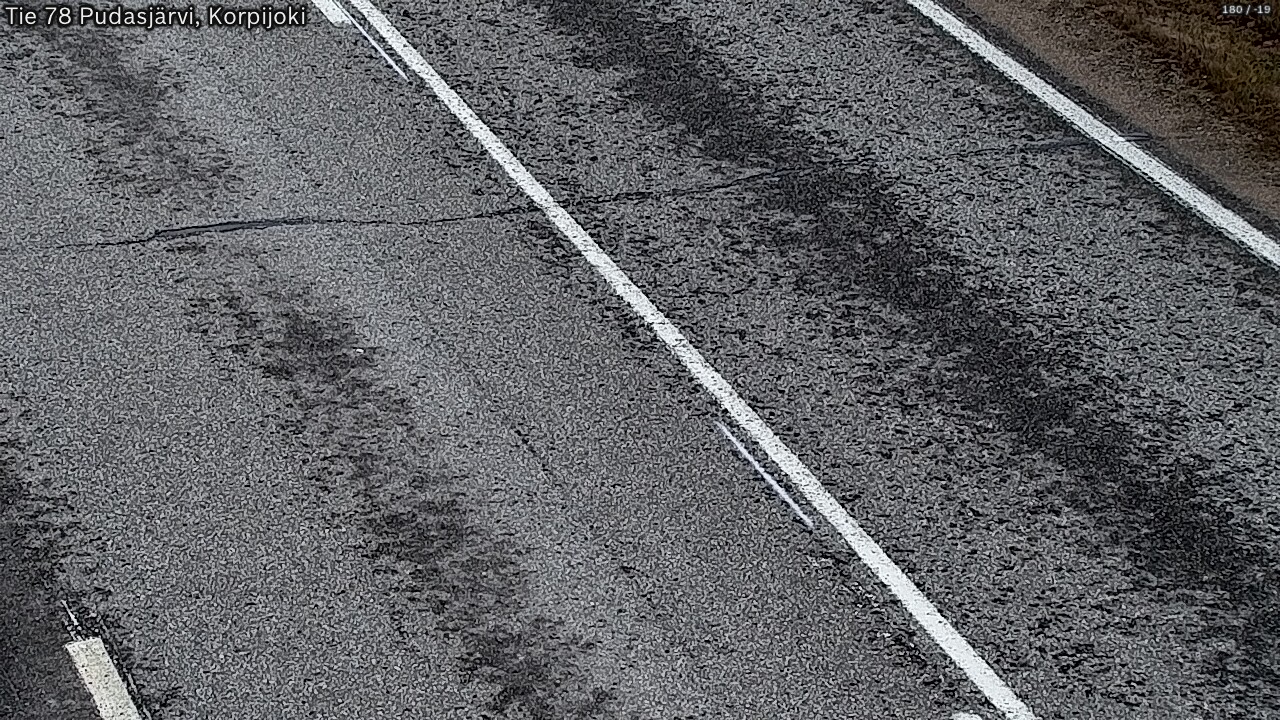 Kelikamerat Kuva Tie 78 Pudasjärvi, Korpijo, Pudasjärvi, Pohjois-Pohjanmaa