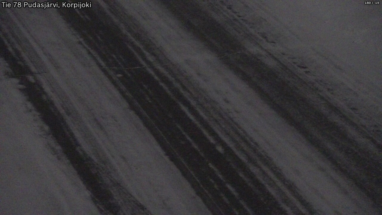 Kelikamerat Kuva Tie 78 Pudasjärvi, Korpijo, Pudasjärvi, Pohjois-Pohjanmaa