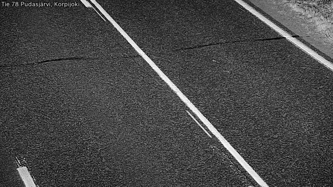 Kelikamerat Kuva Tie 78 Pudasjärvi, Korpijo, Pudasjärvi, Pohjois-Pohjanmaa