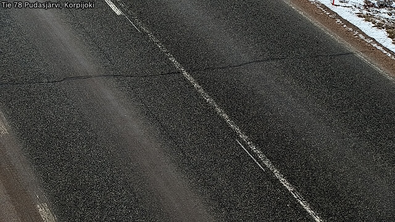 Kelikamerat Kuva Tie 78 Pudasjärvi, Korpijo, Pudasjärvi, Pohjois-Pohjanmaa
