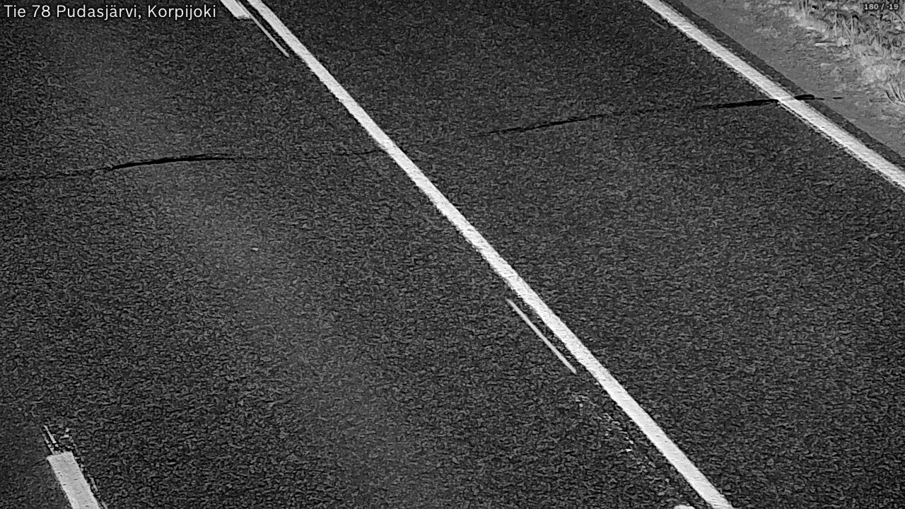 Kelikamerat Kuva Tie 78 Pudasjärvi, Korpijo, Pudasjärvi, Pohjois-Pohjanmaa