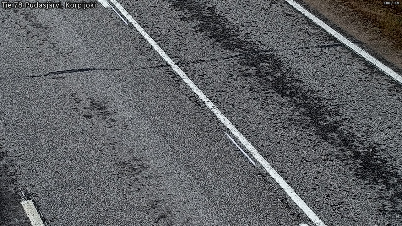 Kelikamerat Kuva Tie 78 Pudasjärvi, Korpijo, Pudasjärvi, Pohjois-Pohjanmaa