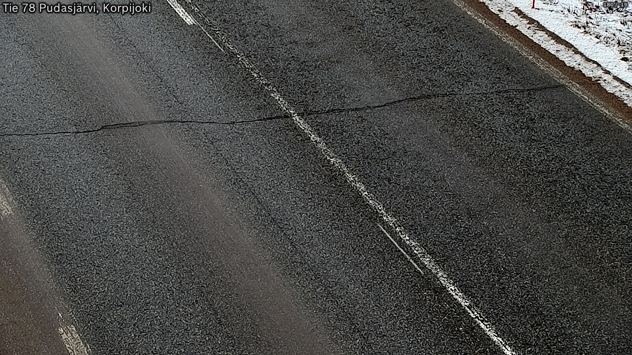 Kelikamerat Kuva Tie 78 Pudasjärvi, Korpijo, Pudasjärvi, Pohjois-Pohjanmaa