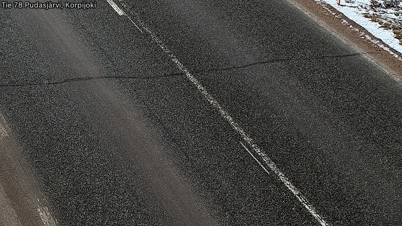 Kelikamerat Kuva Tie 78 Pudasjärvi, Korpijo, Pudasjärvi, Pohjois-Pohjanmaa