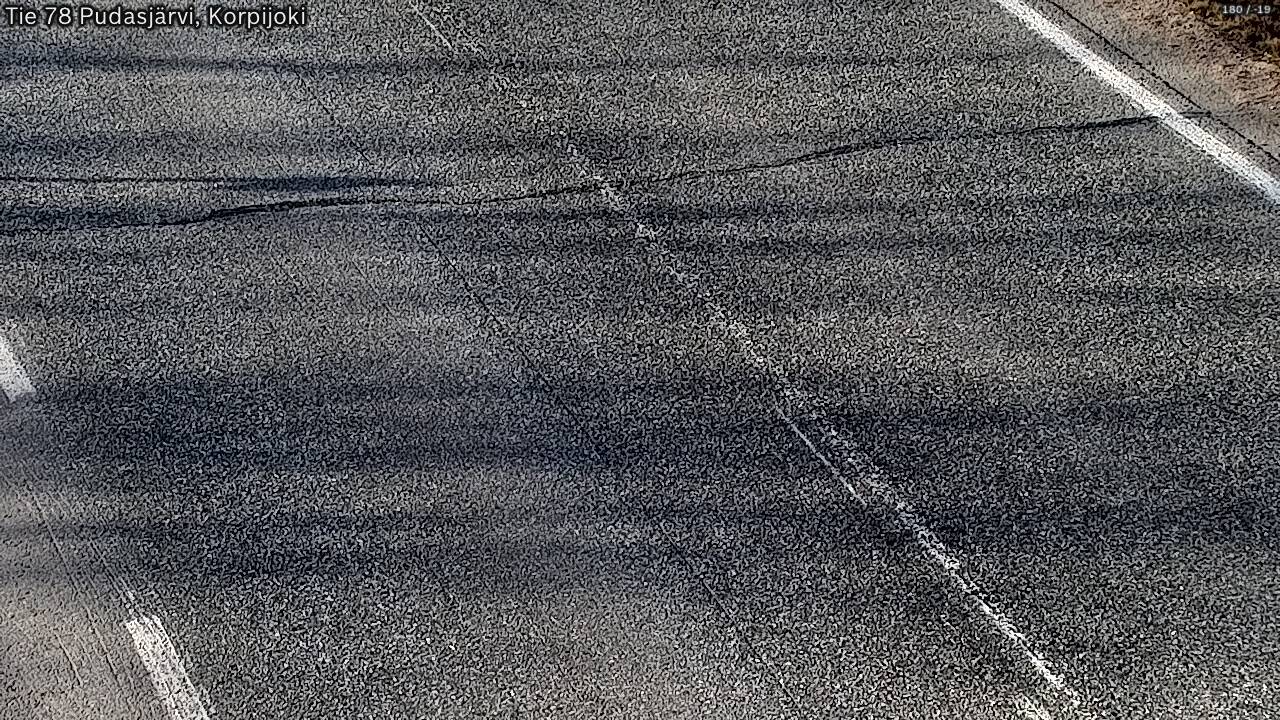 Kelikamerat Kuva Tie 78 Pudasjärvi, Korpijo, Pudasjärvi, Pohjois-Pohjanmaa
