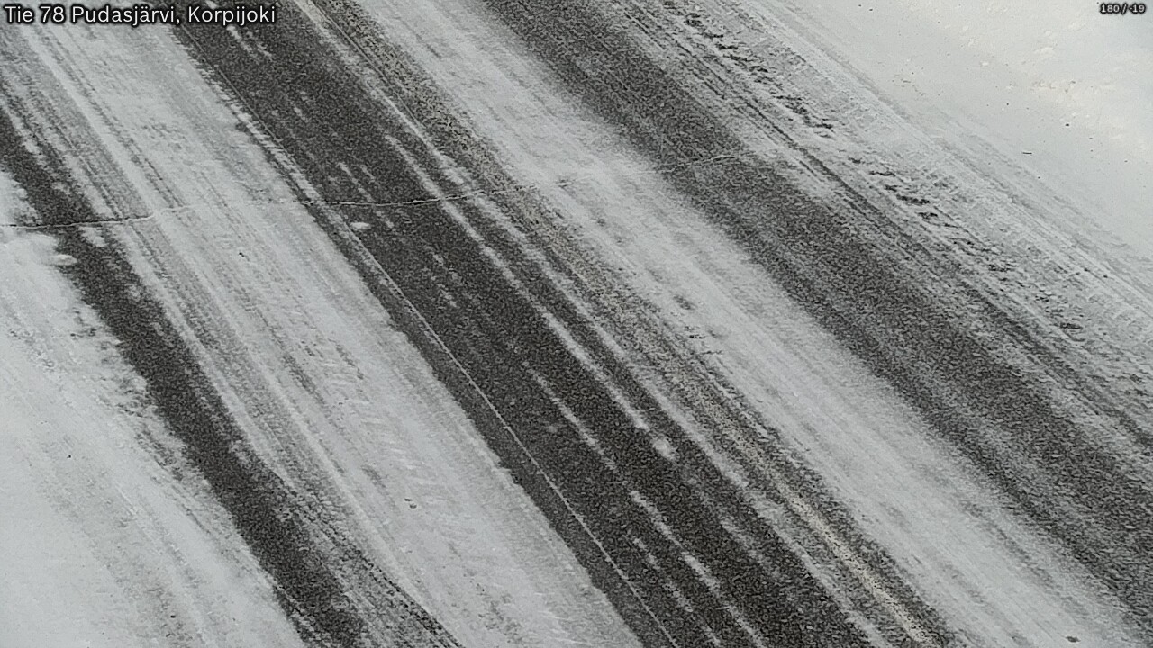 Kelikamerat Kuva Tie 78 Pudasjärvi, Korpijo, Pudasjärvi, Pohjois-Pohjanmaa