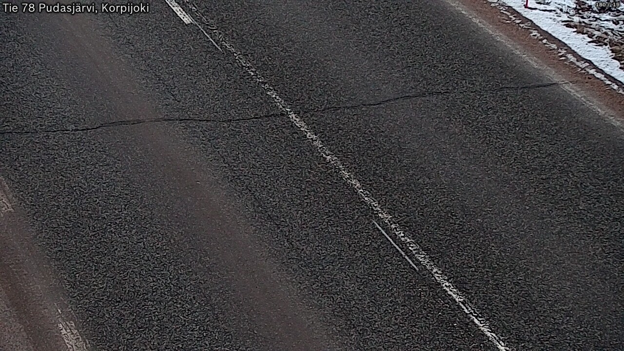 Kelikamerat Kuva Tie 78 Pudasjärvi, Korpijo, Pudasjärvi, Pohjois-Pohjanmaa