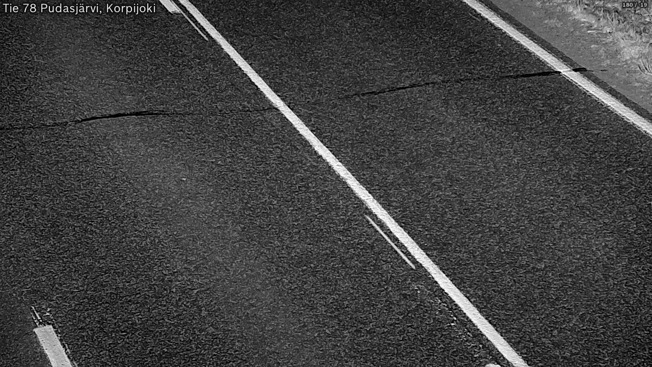Kelikamerat Kuva Tie 78 Pudasjärvi, Korpijo, Pudasjärvi, Pohjois-Pohjanmaa