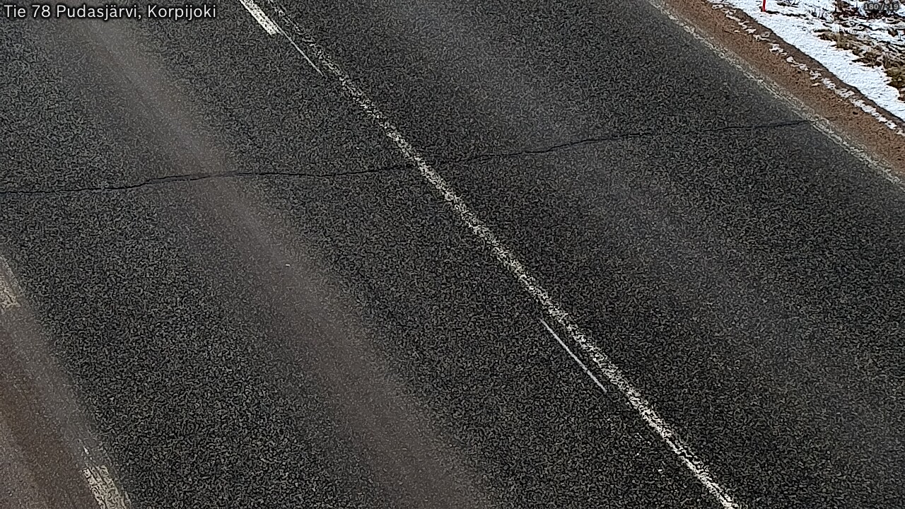 Kelikamerat Kuva Tie 78 Pudasjärvi, Korpijo, Pudasjärvi, Pohjois-Pohjanmaa