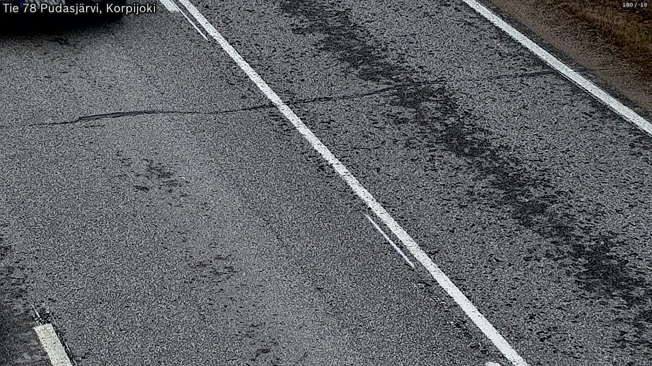Kelikamerat Kuva Tie 78 Pudasjärvi, Korpijo, Pudasjärvi, Pohjois-Pohjanmaa