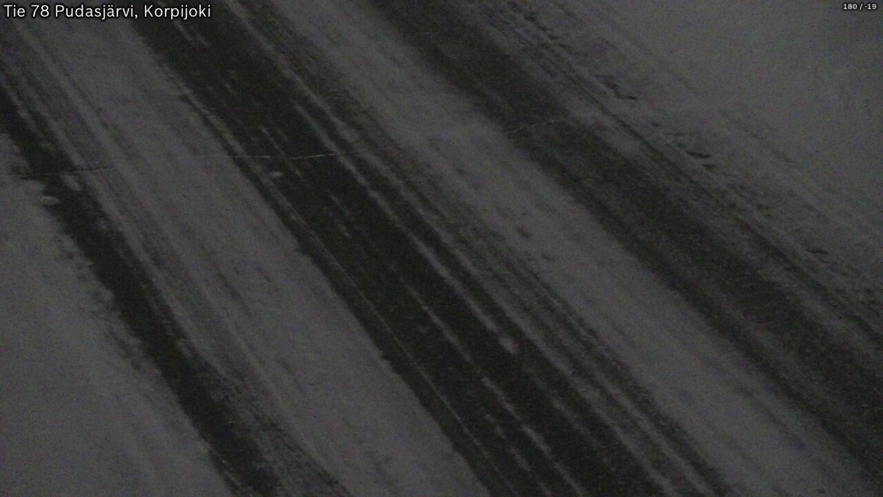 Kelikamerat Kuva Tie 78 Pudasjärvi, Korpijo, Pudasjärvi, Pohjois-Pohjanmaa