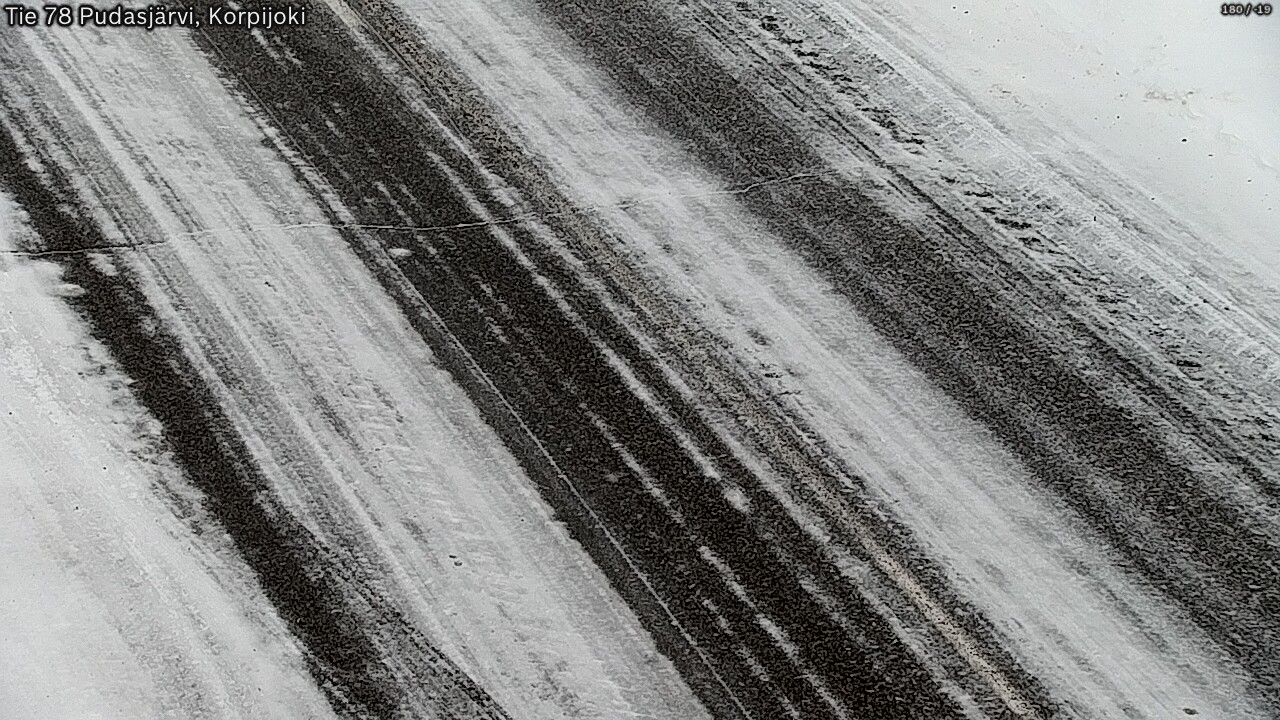 Kelikamerat Kuva Tie 78 Pudasjärvi, Korpijo, Pudasjärvi, Pohjois-Pohjanmaa