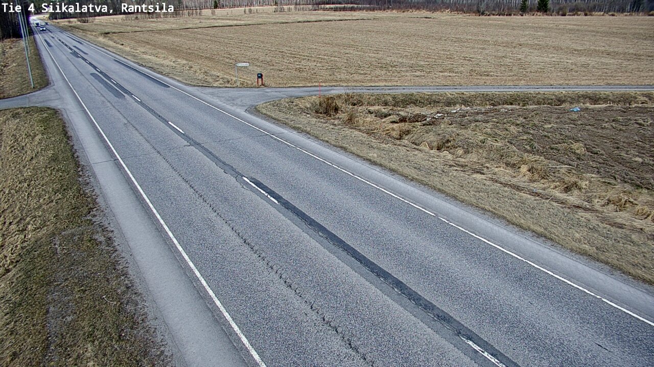 Weather Camera Image Väg 4 Siikalatva, Rantsila, Siikalatva, Pohjois-Pohjanmaa