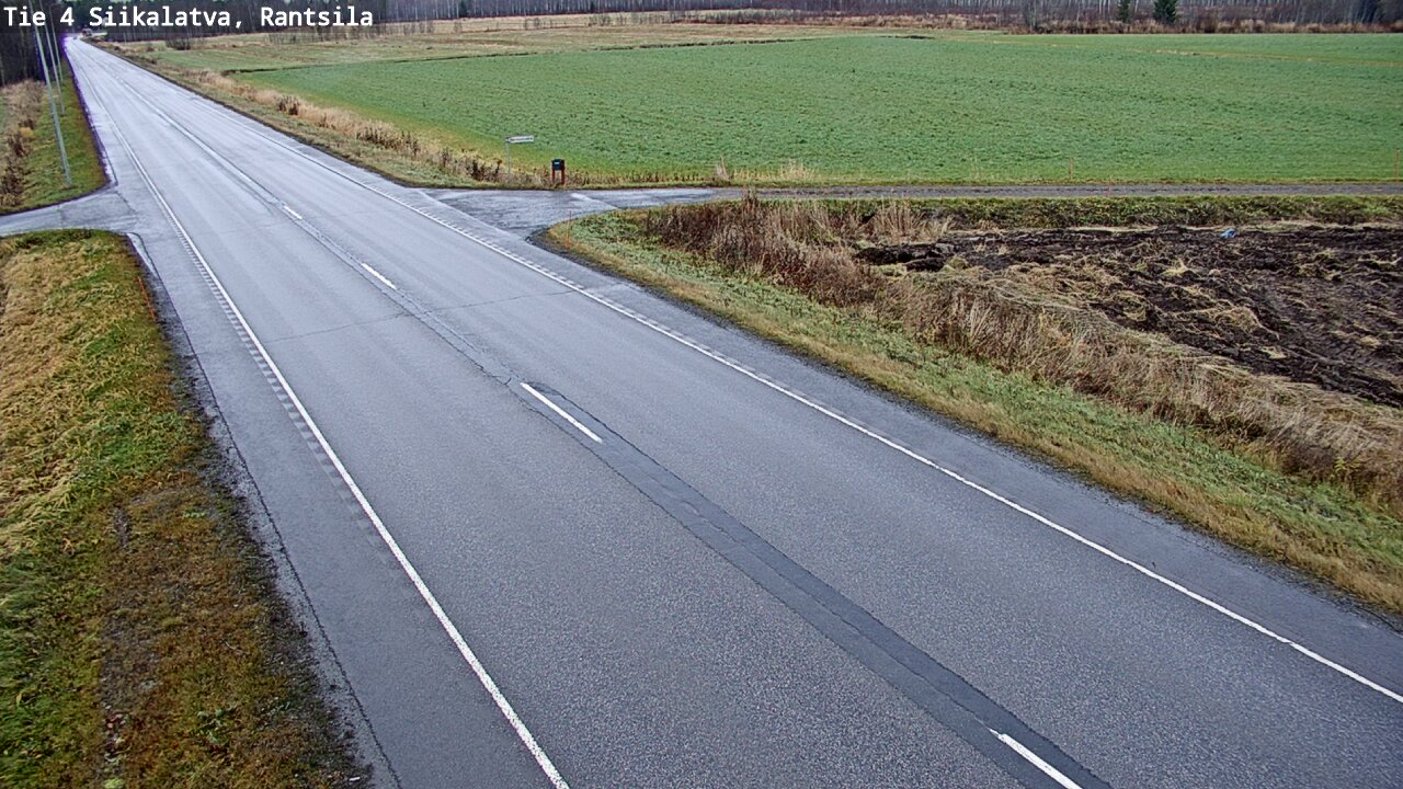 Weather Camera Image Väg 4 Siikalatva, Rantsila, Siikalatva, Pohjois-Pohjanmaa