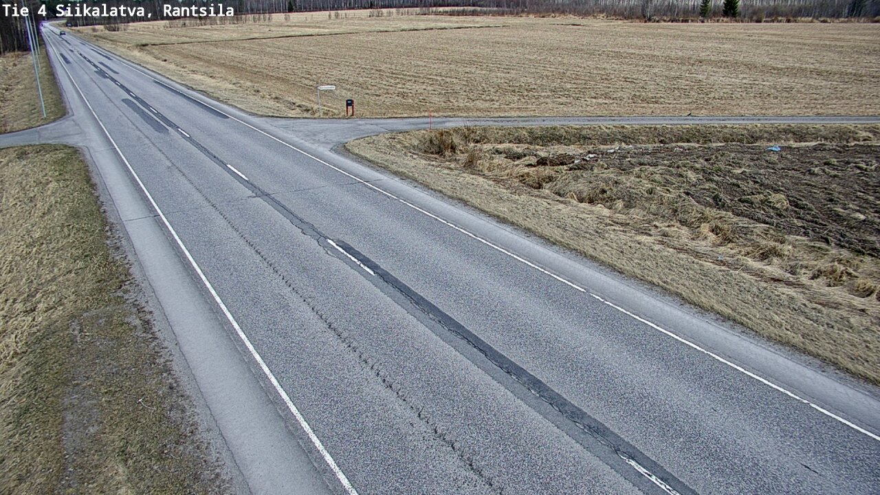 Weather Camera Image Road 4 Siikalatva, Rantsila, Siikalatva, Pohjois-Pohjanmaa