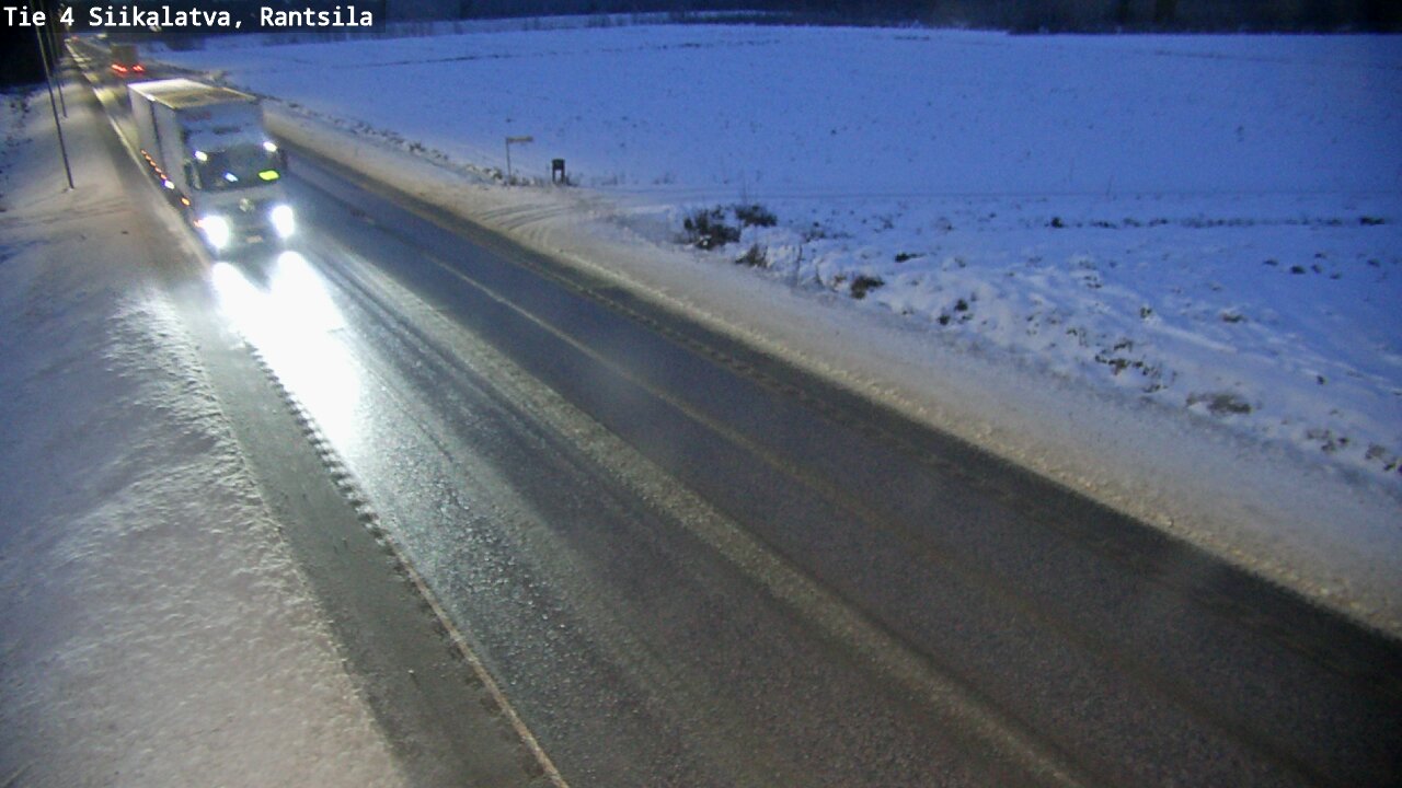 Weather Camera Image Väg 4 Siikalatva, Rantsila, Siikalatva, Pohjois-Pohjanmaa