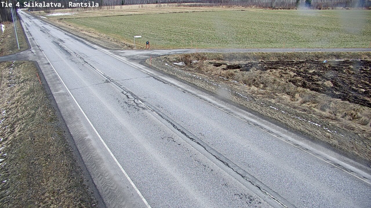 Weather Camera Image Road 4 Siikalatva, Rantsila, Siikalatva, Pohjois-Pohjanmaa