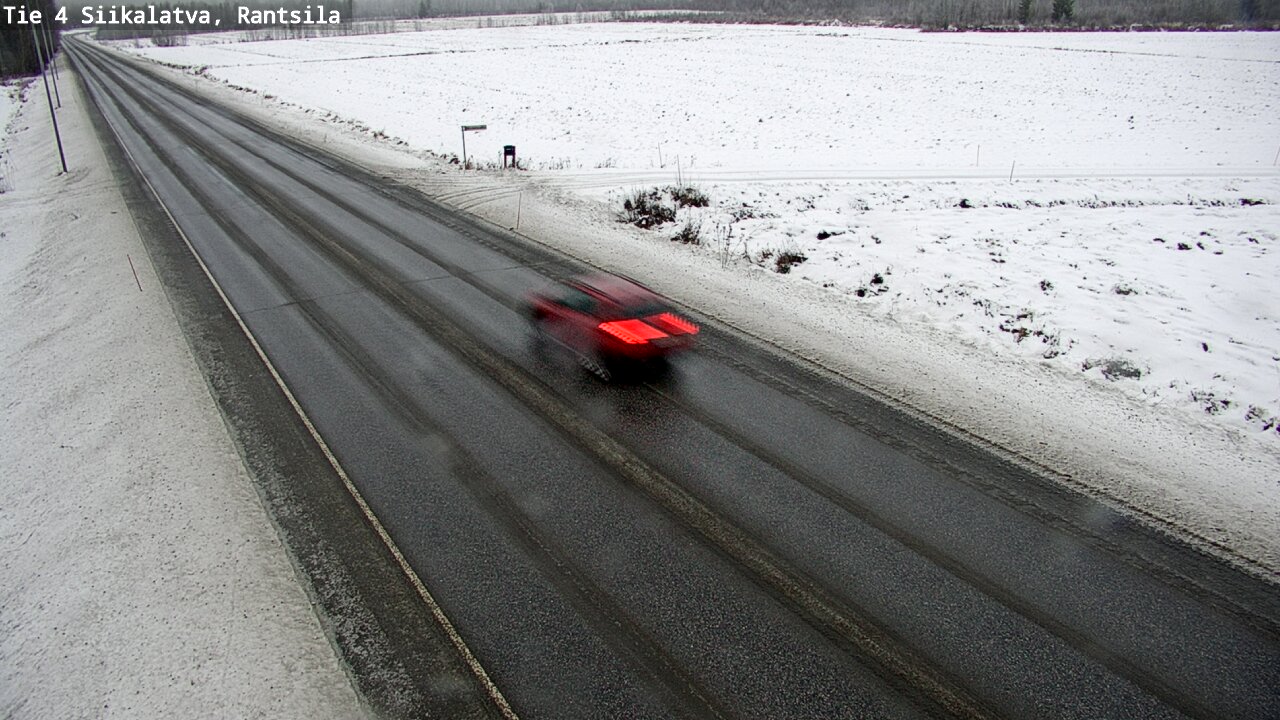 Weather Camera Image Väg 4 Siikalatva, Rantsila, Siikalatva, Pohjois-Pohjanmaa