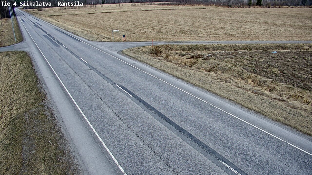 Weather Camera Image Road 4 Siikalatva, Rantsila, Siikalatva, Pohjois-Pohjanmaa