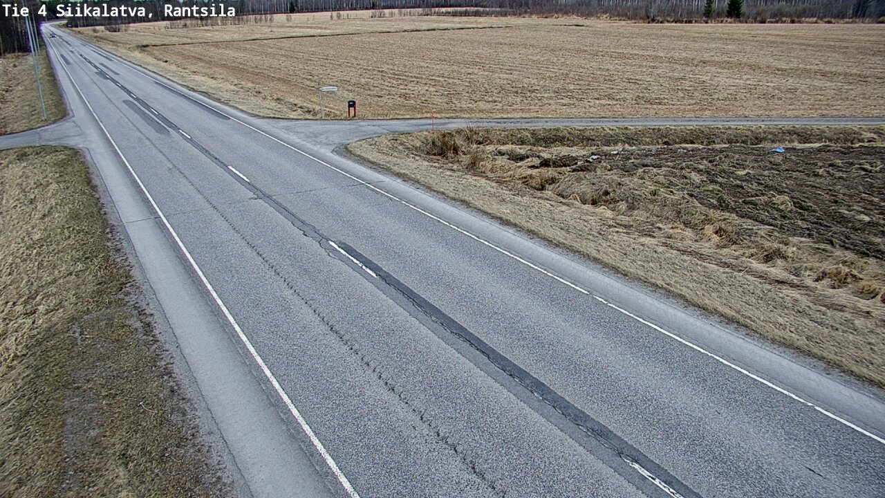 Weather Camera Image Road 4 Siikalatva, Rantsila, Siikalatva, Pohjois-Pohjanmaa