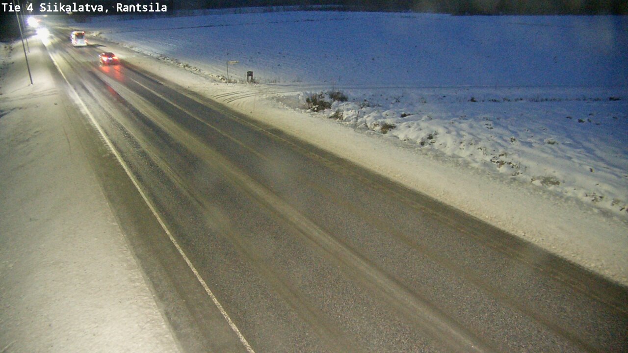 Weather Camera Image Väg 4 Siikalatva, Rantsila, Siikalatva, Pohjois-Pohjanmaa