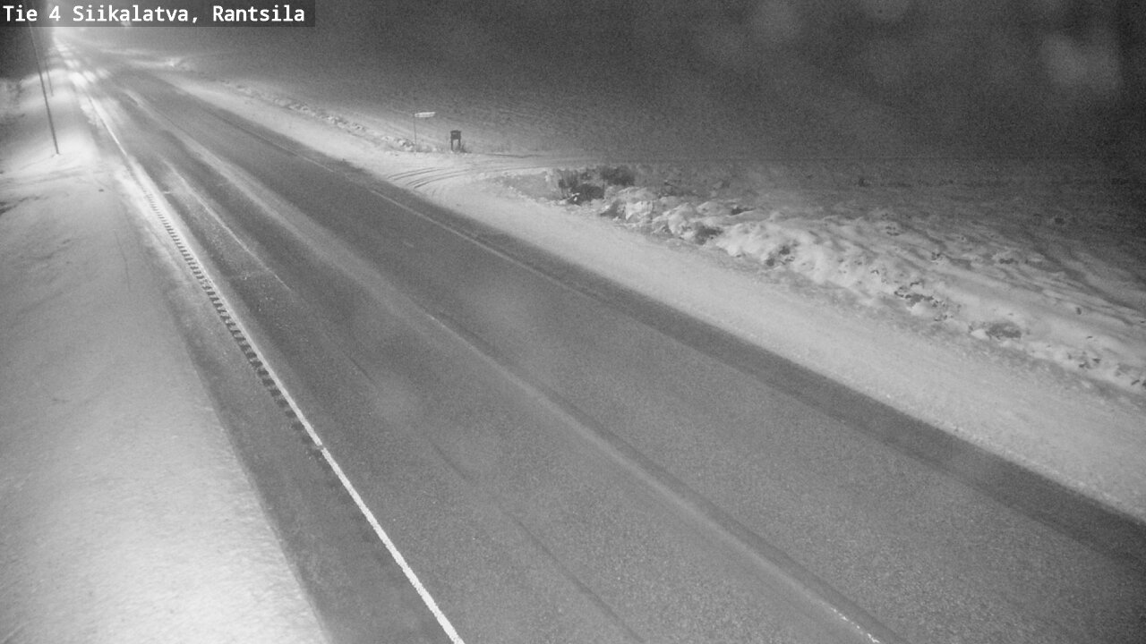 Weather Camera Image Väg 4 Siikalatva, Rantsila, Siikalatva, Pohjois-Pohjanmaa