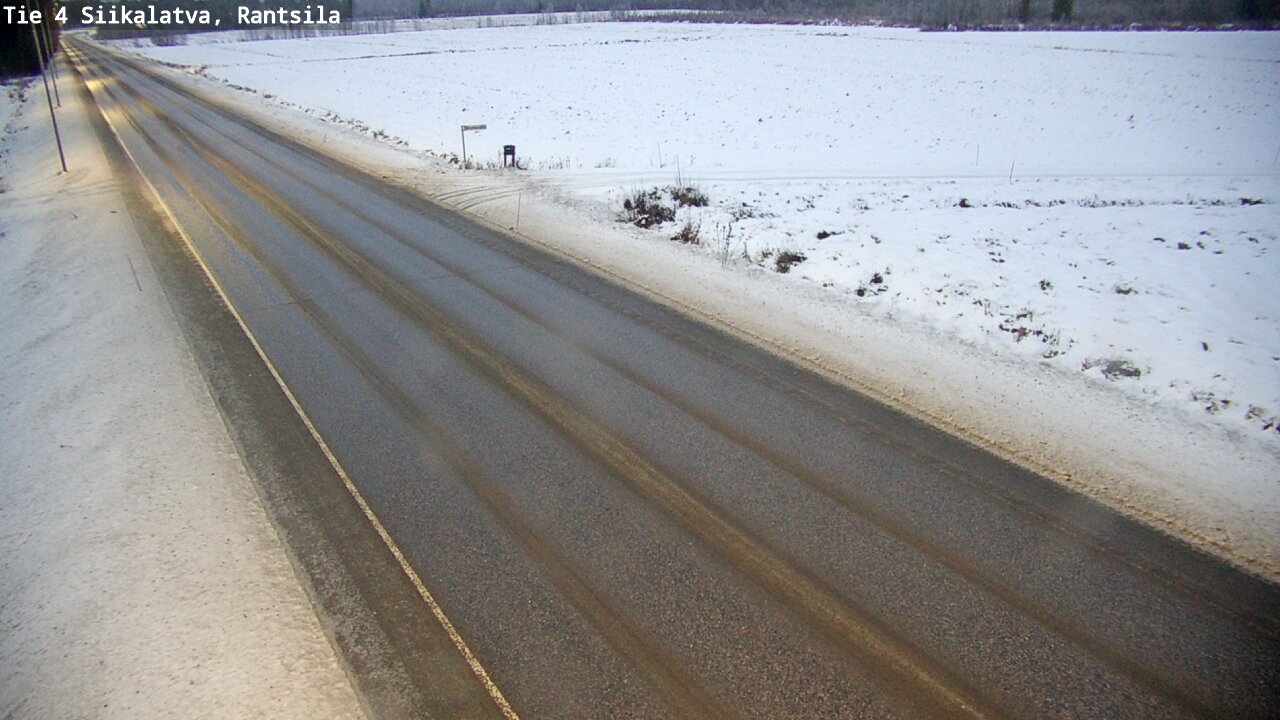 Weather Camera Image Väg 4 Siikalatva, Rantsila, Siikalatva, Pohjois-Pohjanmaa