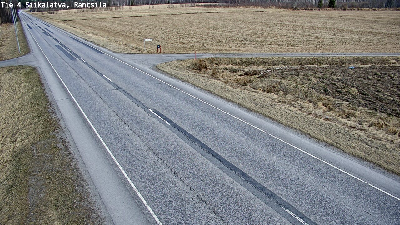 Weather Camera Image Road 4 Siikalatva, Rantsila, Siikalatva, Pohjois-Pohjanmaa