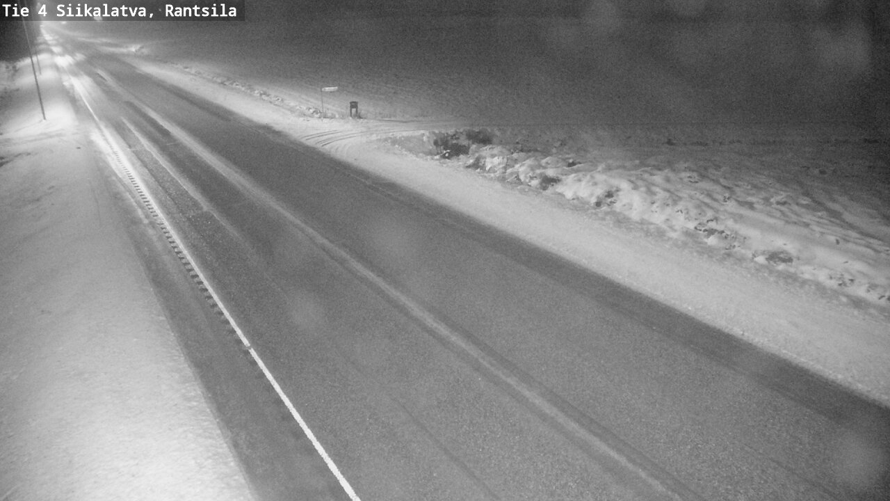 Weather Camera Image Väg 4 Siikalatva, Rantsila, Siikalatva, Pohjois-Pohjanmaa