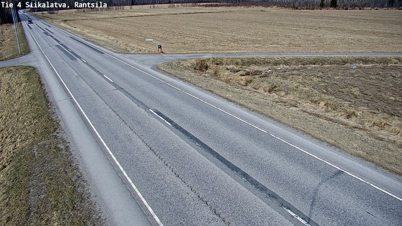 Weather Camera Image Väg 4 Siikalatva, Rantsila, Siikalatva, Pohjois-Pohjanmaa