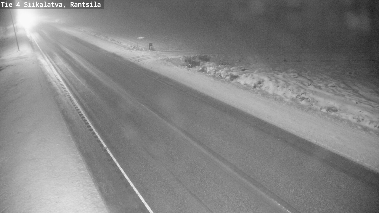 Weather Camera Image Väg 4 Siikalatva, Rantsila, Siikalatva, Pohjois-Pohjanmaa